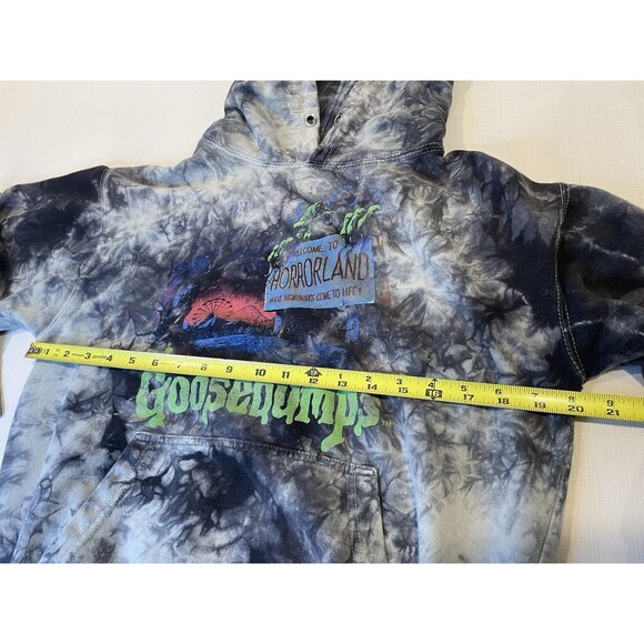 Goosebumps Hoodie Tie Dye Welcome To Horrorland Pullover Sweatshirt Teens Small - Picture 9 of 11